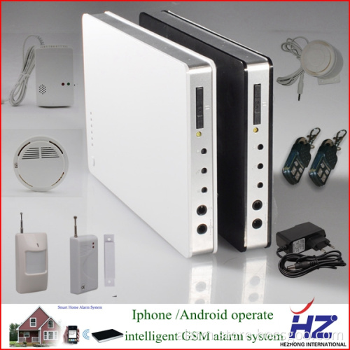 outdoor strobe siren with gsm home burglar security alarm system